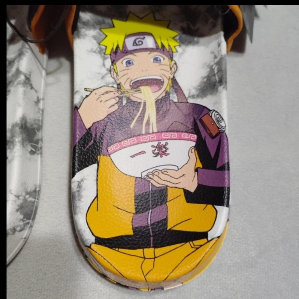 Naruto Men’s Ramen Sport Slide Sandals